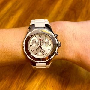 Michelle Women’s White Tahitian “Sport” Jelly Watch - 40mm